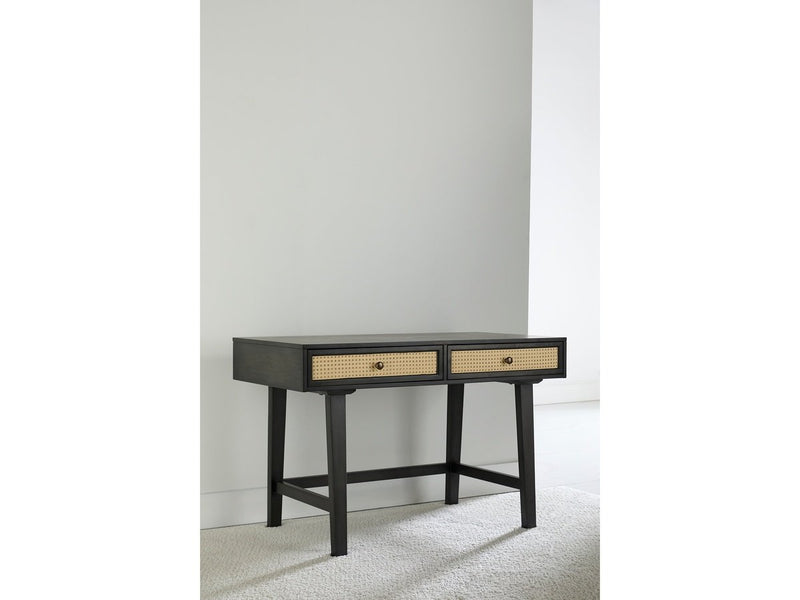 Archer 2-Toned Cane Writing Desk