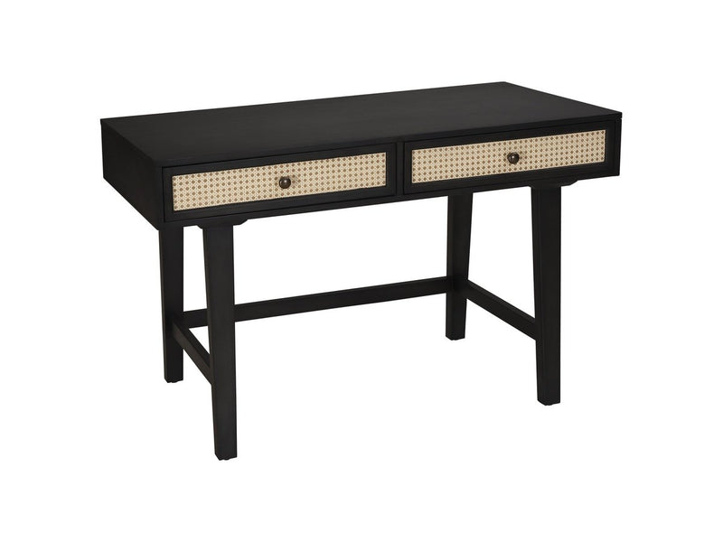 Archer 2-Toned Cane Writing Desk