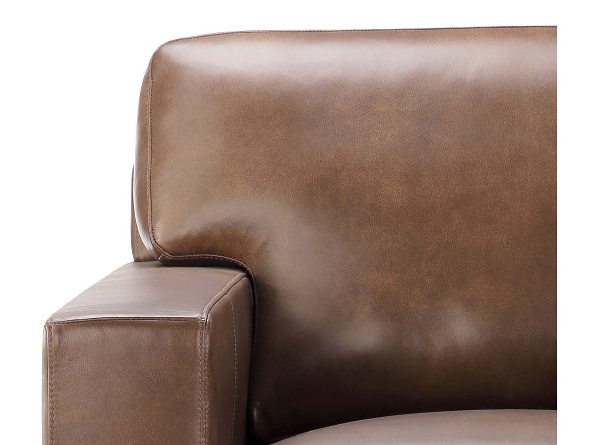 Astoria Top Grain Leather Chair - Brown