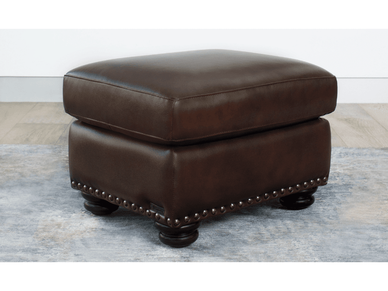 Austin Leather Ottoman