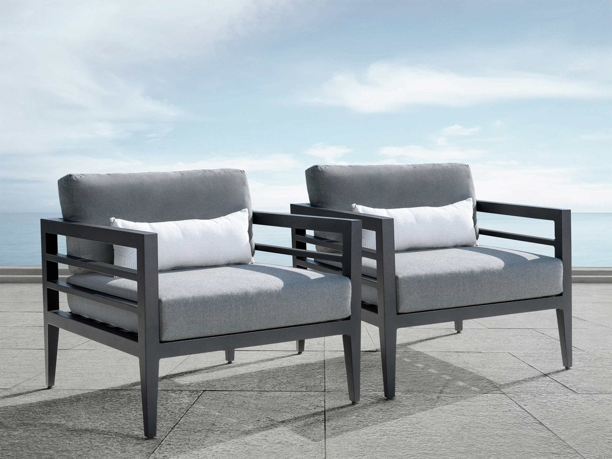 Belamar Armchair (2-Pack) - Gray