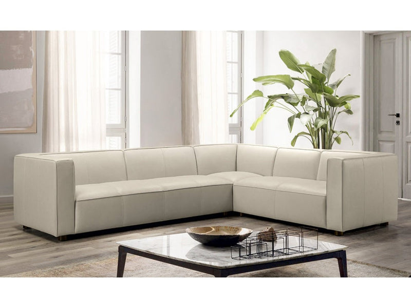 Brady Leather Sectional