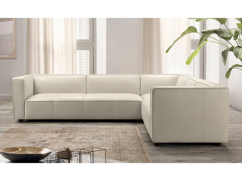 Brady Leather Sectional
