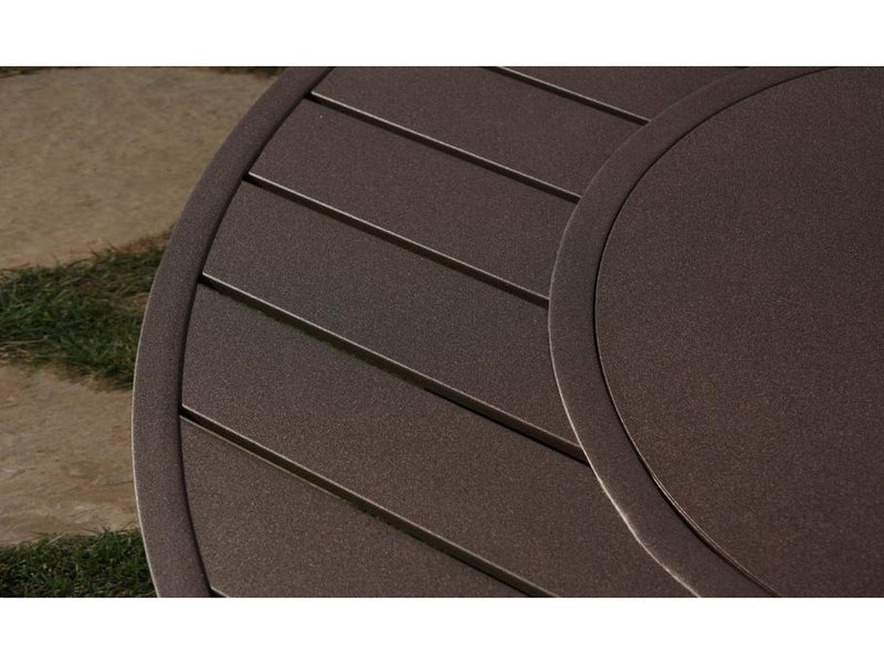 Cassara Outdoor Curved Sectional with Fire Table