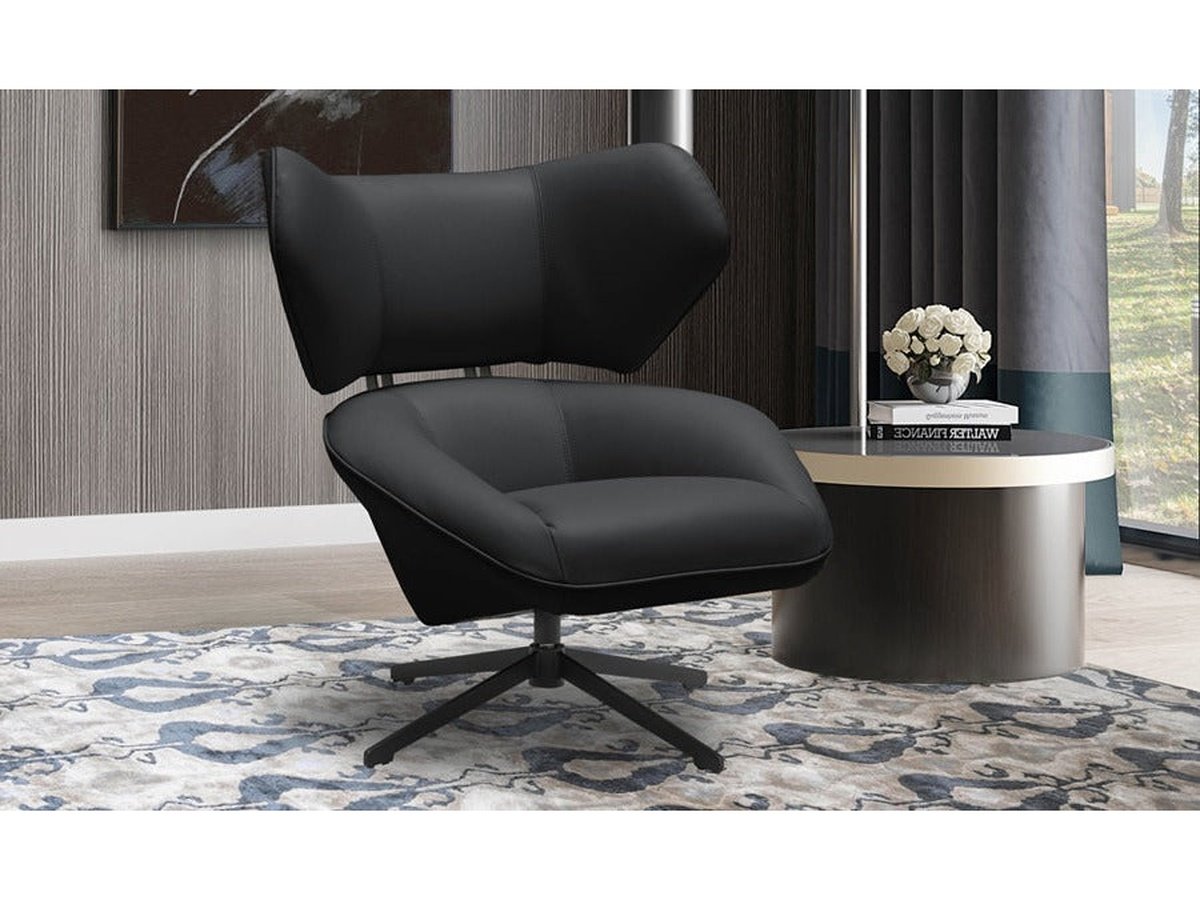 Electra Leather Swivel Chair