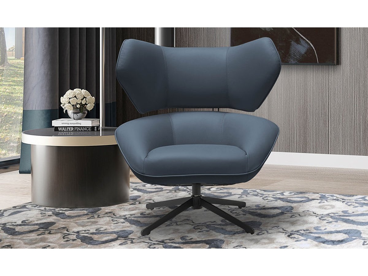 Electra Leather Swivel Chair
