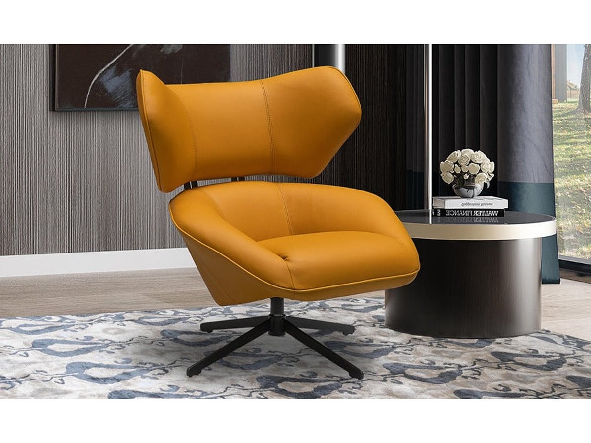 Electra Leather Swivel Chair