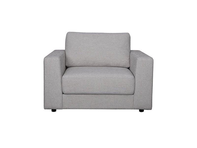 Elliot Fabric Armchair and Ottoman Set