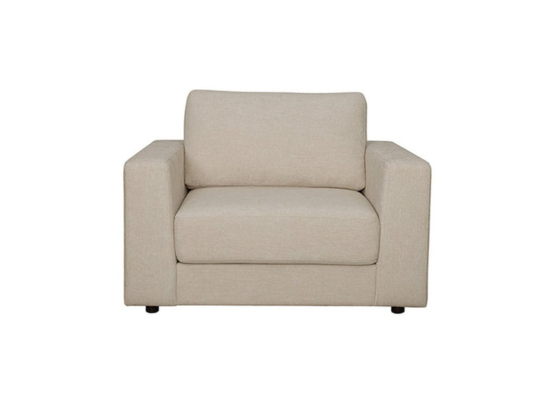 Elliot Fabric Armchair and Ottoman Set