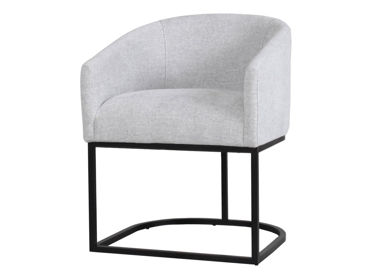 Jace Upholstered Dining Chair - Light Gray