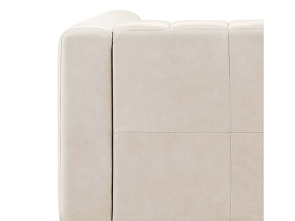 Gianna Leather Sofa - Ivory