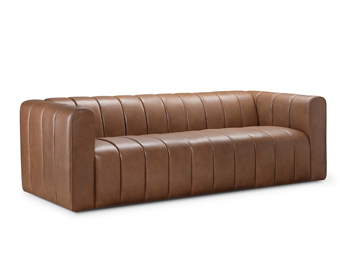 Gianna Leather Sofa - Camel