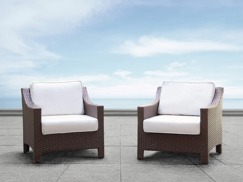 Hamilton Outdoor Patio Chair With Sunbrella Fabric (Set of 2)