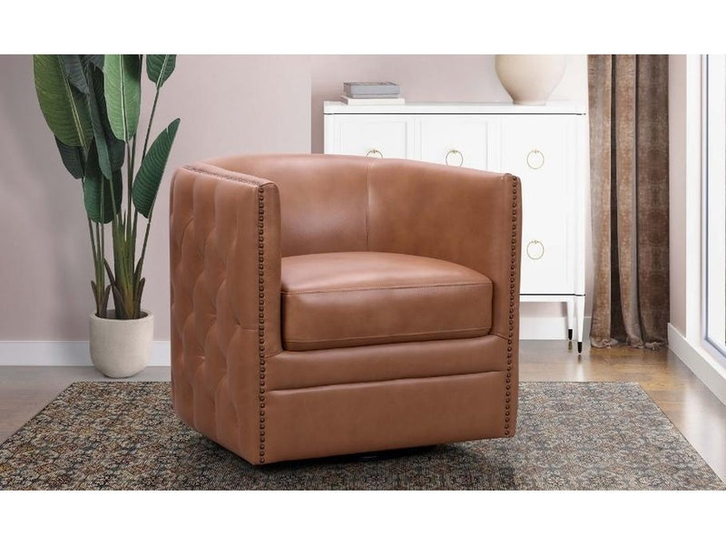 Irlanda Leather Swivel Chair