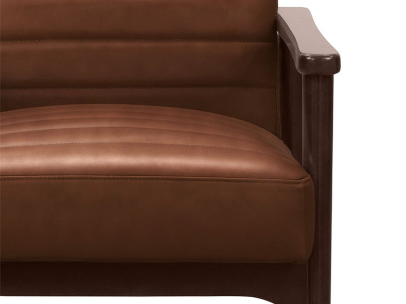 Kerry Top Grain Leather Accent Chair