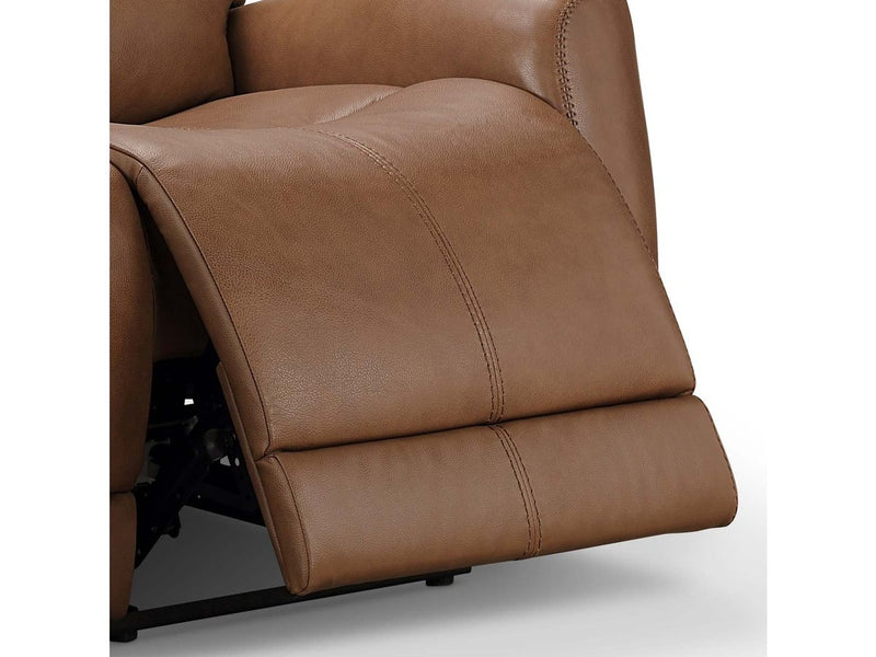 Tinley Leather Power Reclining Loveseat with Power Headrests