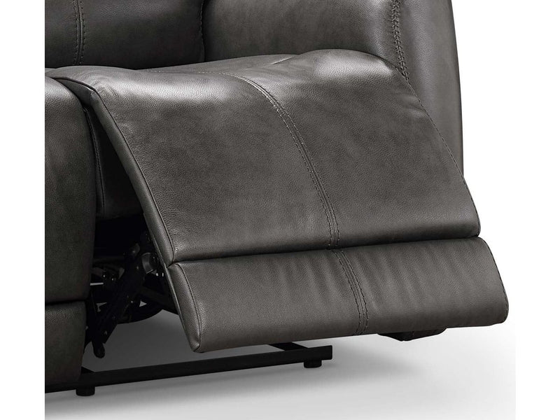 Tinley Leather Power Reclining Loveseat with Power Headrests