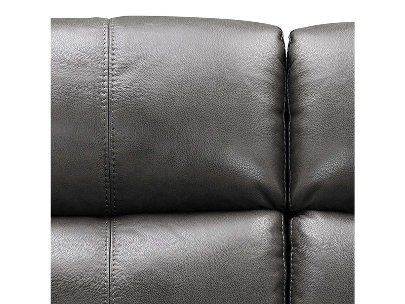 Tinley Leather Power Reclining Loveseat with Power Headrests