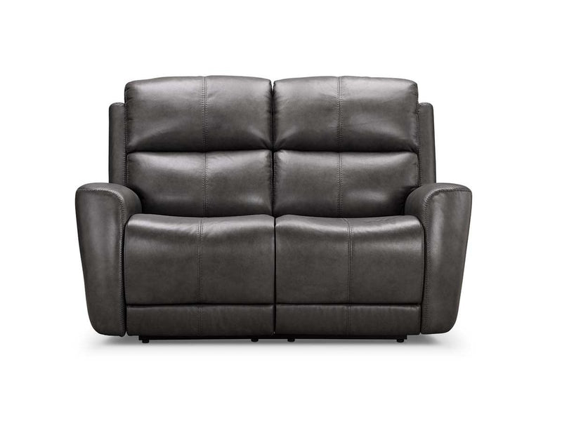 Tinley Leather Power Reclining Loveseat with Power Headrests