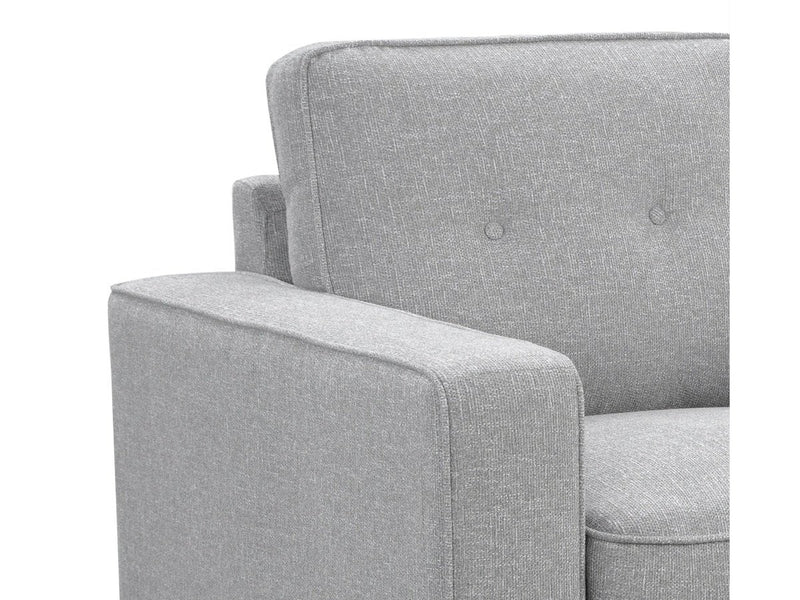 Gray fabric online chair