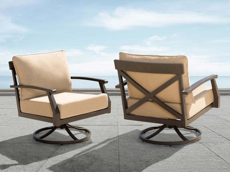 Marilla Swivel Chair (Set of 2)