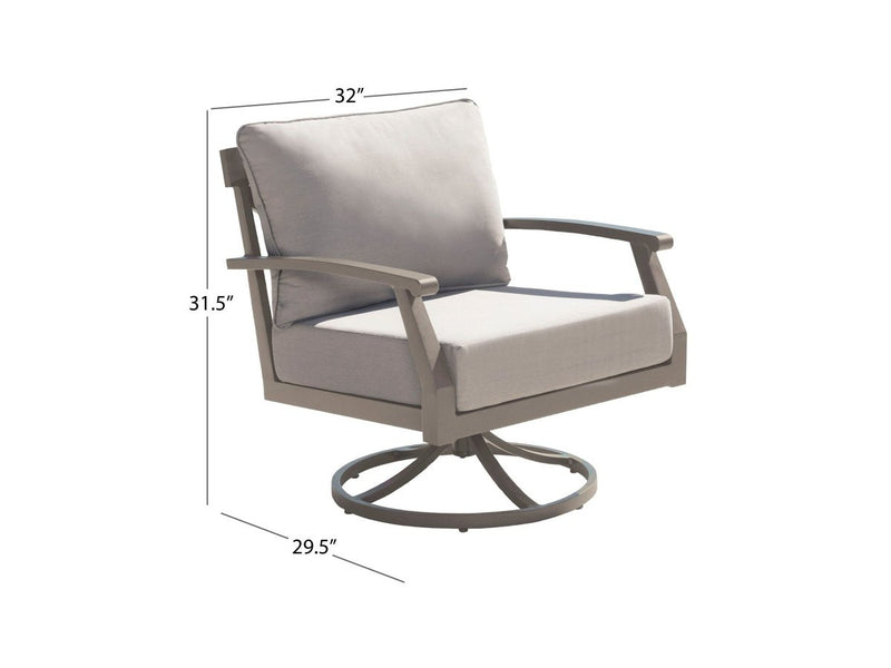 Marilla Swivel Chair (Set of 2)