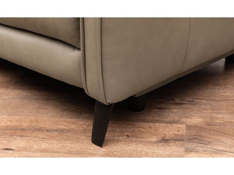 Oswald Leather Power Reclining Loveseat with Power Headrests