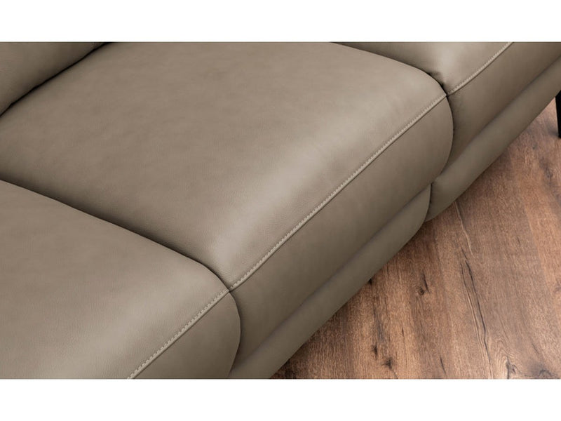 Oswald Leather Power Reclining Sofa with Power Headrests