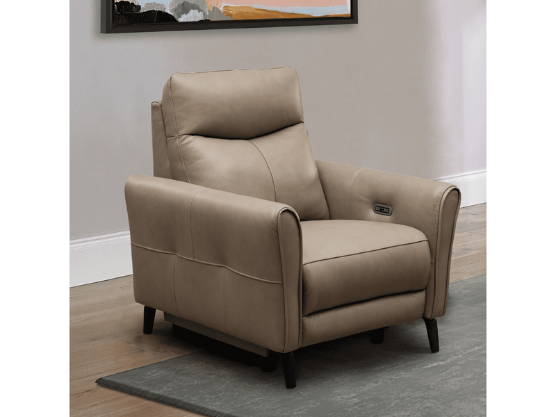 Oswald Leather Power Recliner with Power Headrest