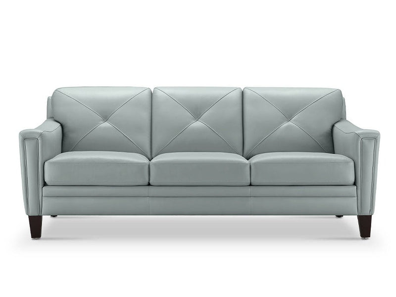 Atmore leather Sofa Blue