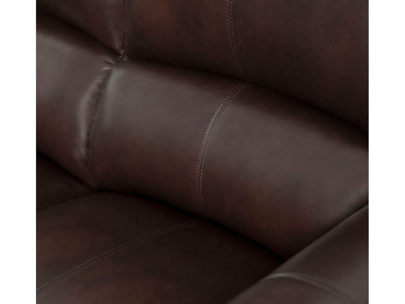 Austin Leather Sofa, Brown Default Title