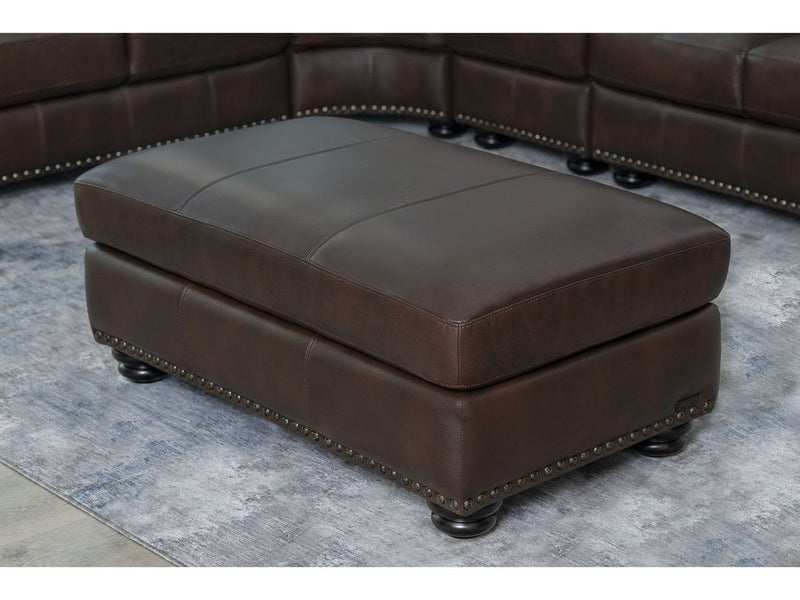 Austin Sectional Ottoman, Brown Default Title