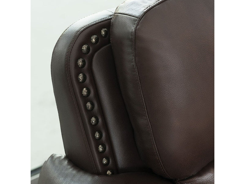 Austin Leather Sectional Set, Brown Default Title