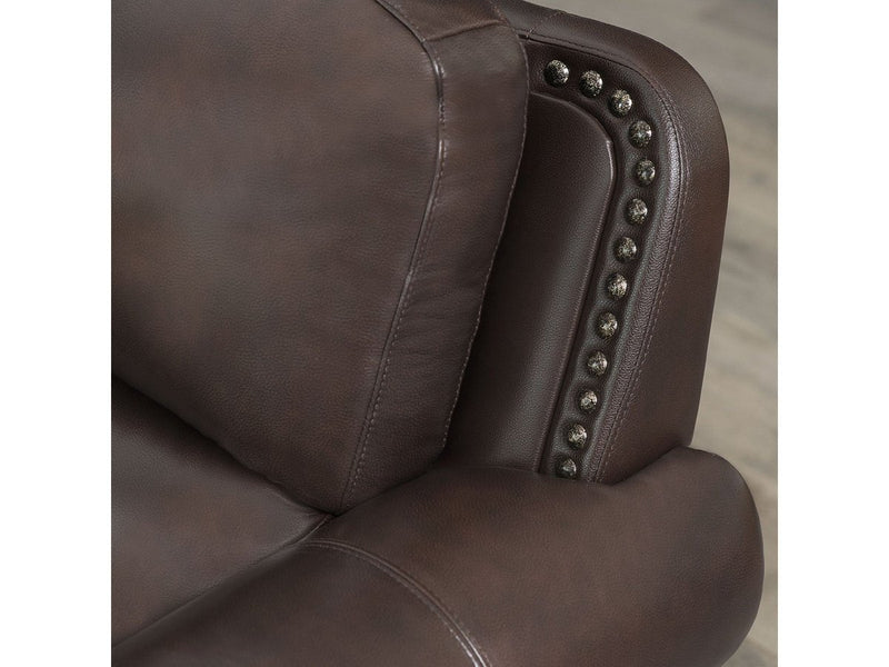 Austin Leather Sectional Set, Brown Default Title