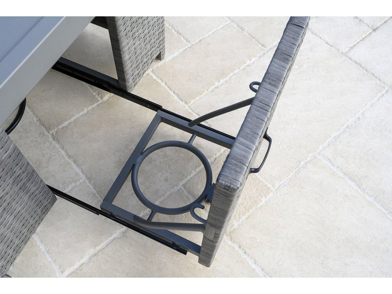 Belmont Fire Chat Table, Grey Default Title