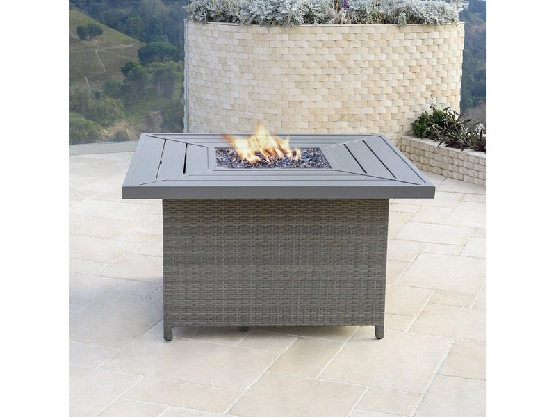 Belmont Fire Chat Table, Grey Default Title