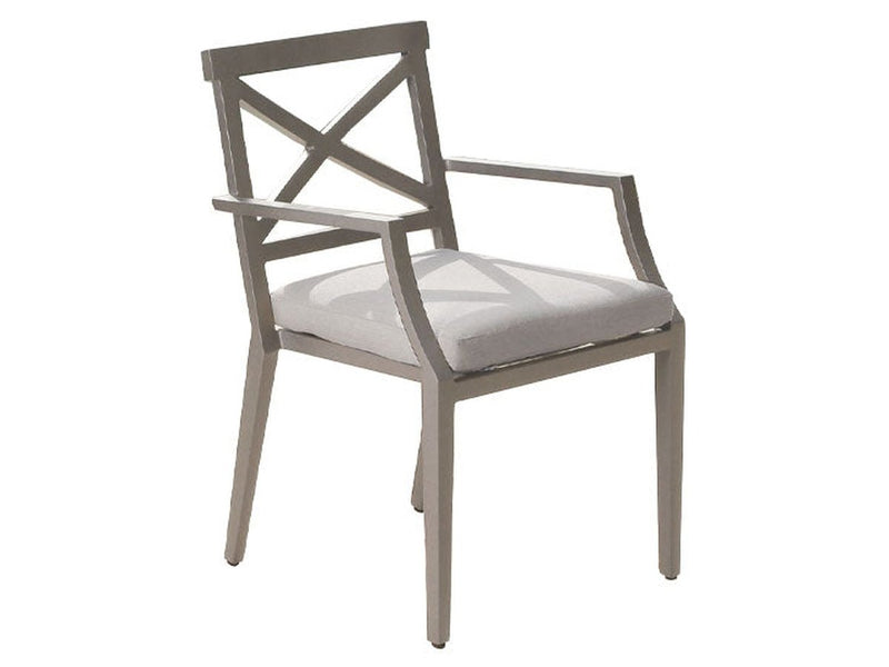 Marilla Dining Armchair, Grey (Set of 2) Default Title