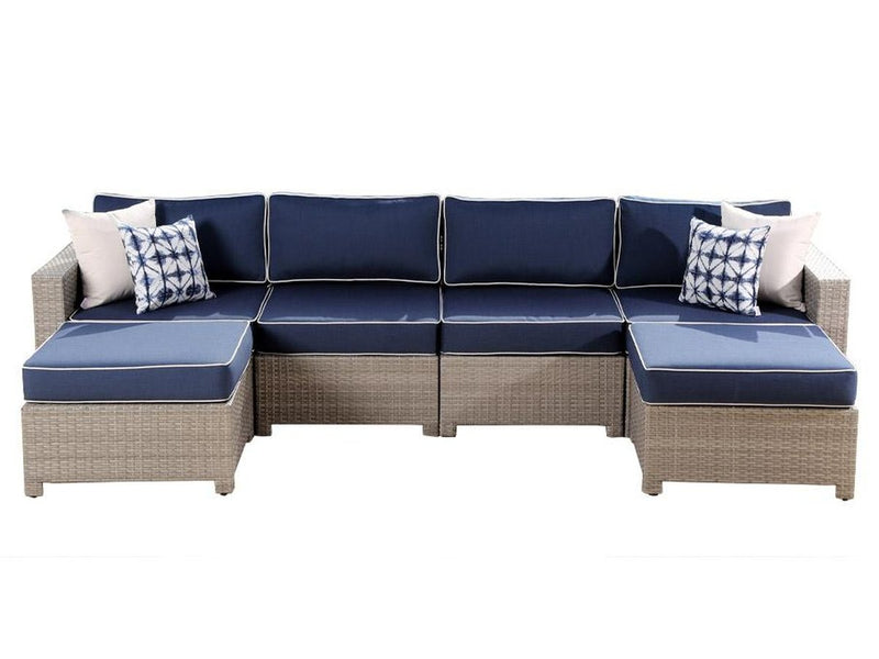 Monaco 6-piece Modular Set , Navy Default Title