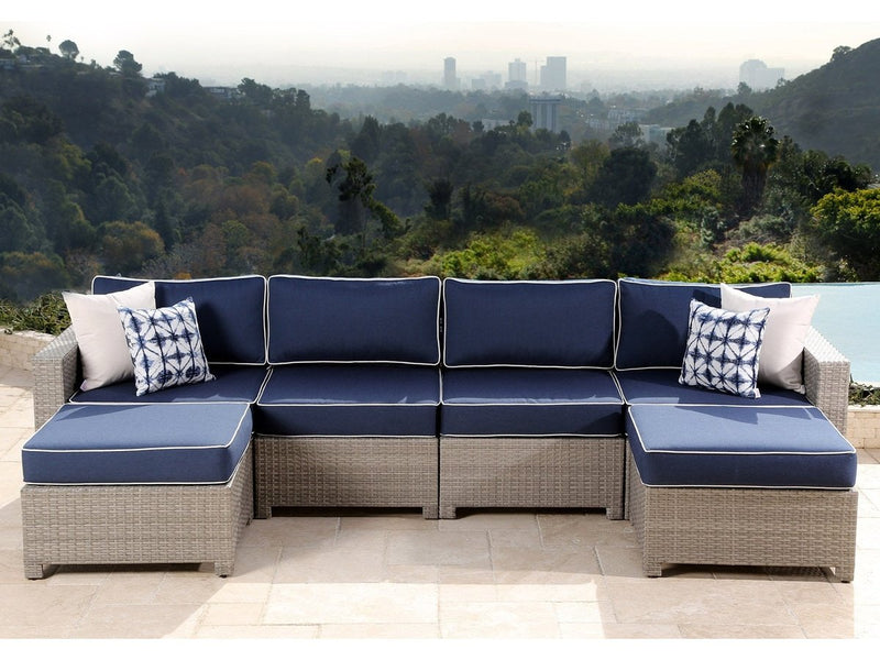 Monaco 6-piece Modular Set , Navy Default Title