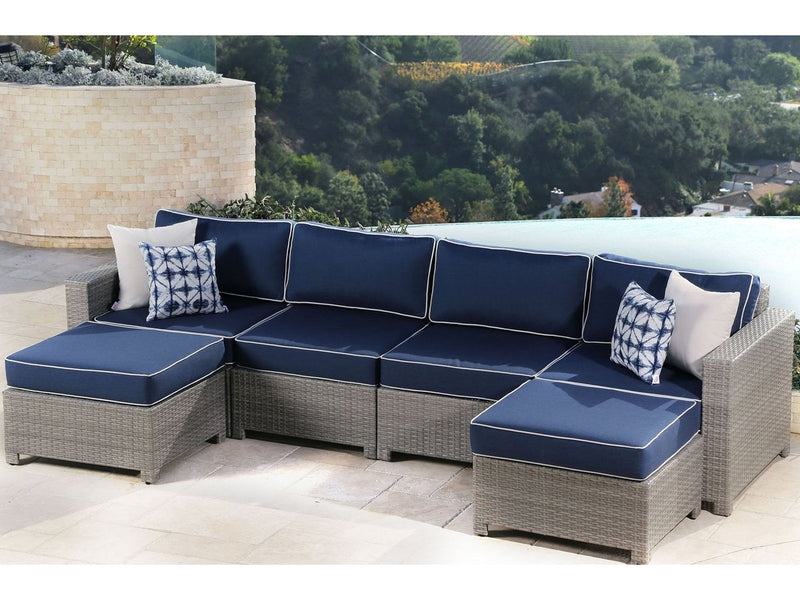 Monaco 6-piece Modular Set , Navy Default Title