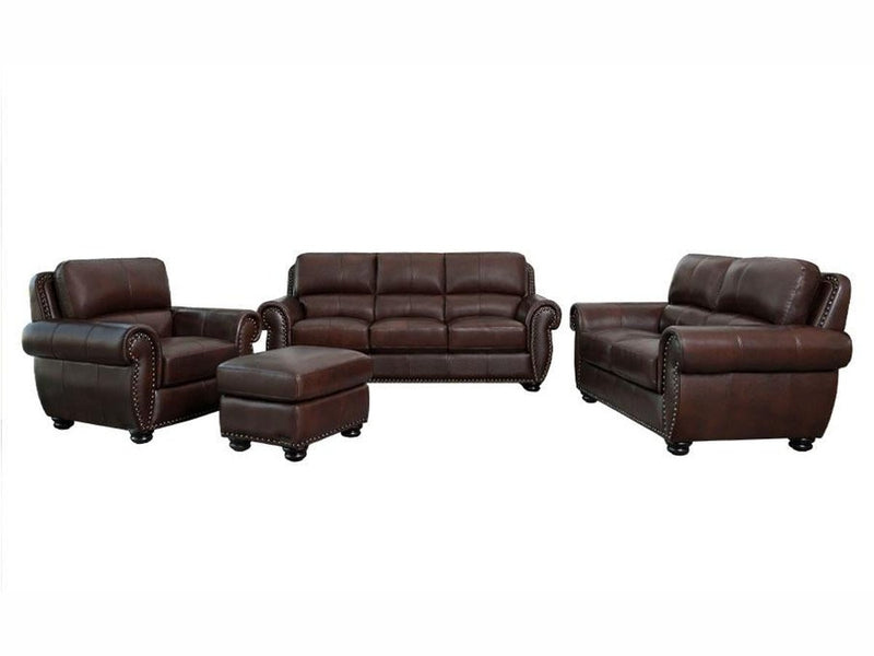 Austin 4-piece Leather Set, Brown Default Title