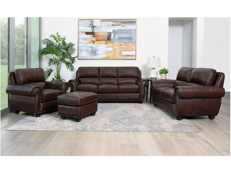 Austin 4-piece Leather Set, Brown Default Title