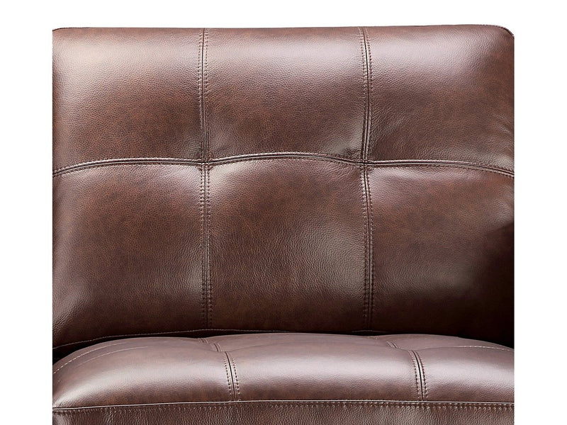 torrington leather sofa by abbyson