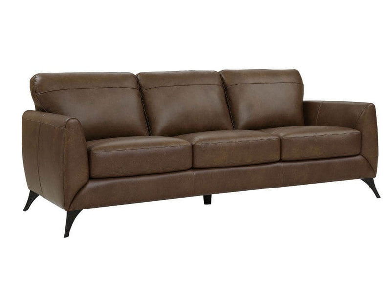 Brisbaine Leather Sofa, Brown Default Title