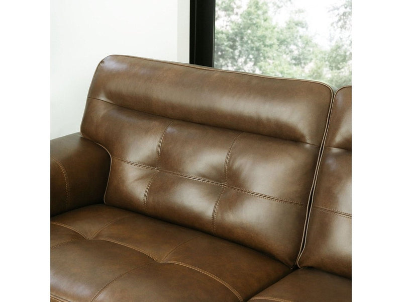 Harrison Leather Sofa, Camel Default Title