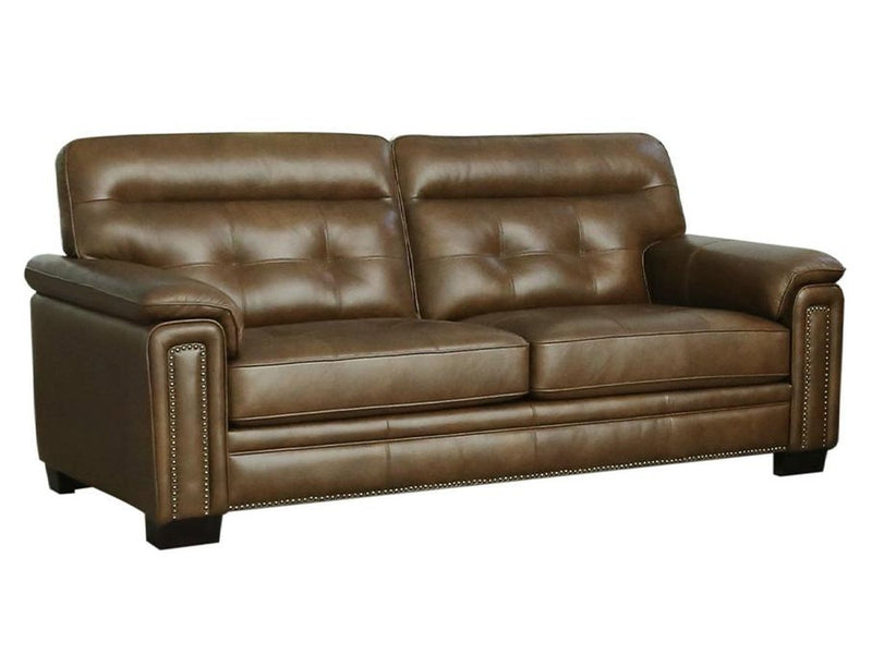 Harrison Leather Sofa, Camel Default Title