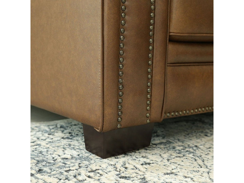 Harrison Leather Sofa, Camel Default Title