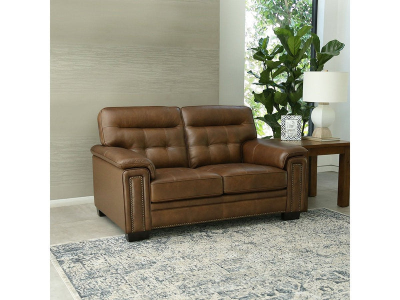 Harrison 3-piece Leather Set, Camel Default Title