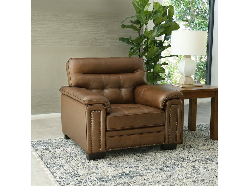 Harrison 3-piece Leather Set, Camel Default Title