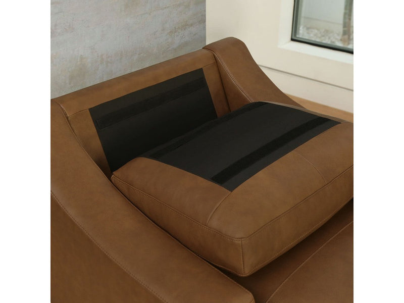 Merona Leather Chair, Camel Default Title